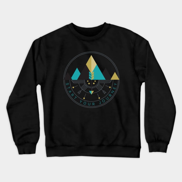 Start Your Journey Crewneck Sweatshirt by LittleBunnySunshine